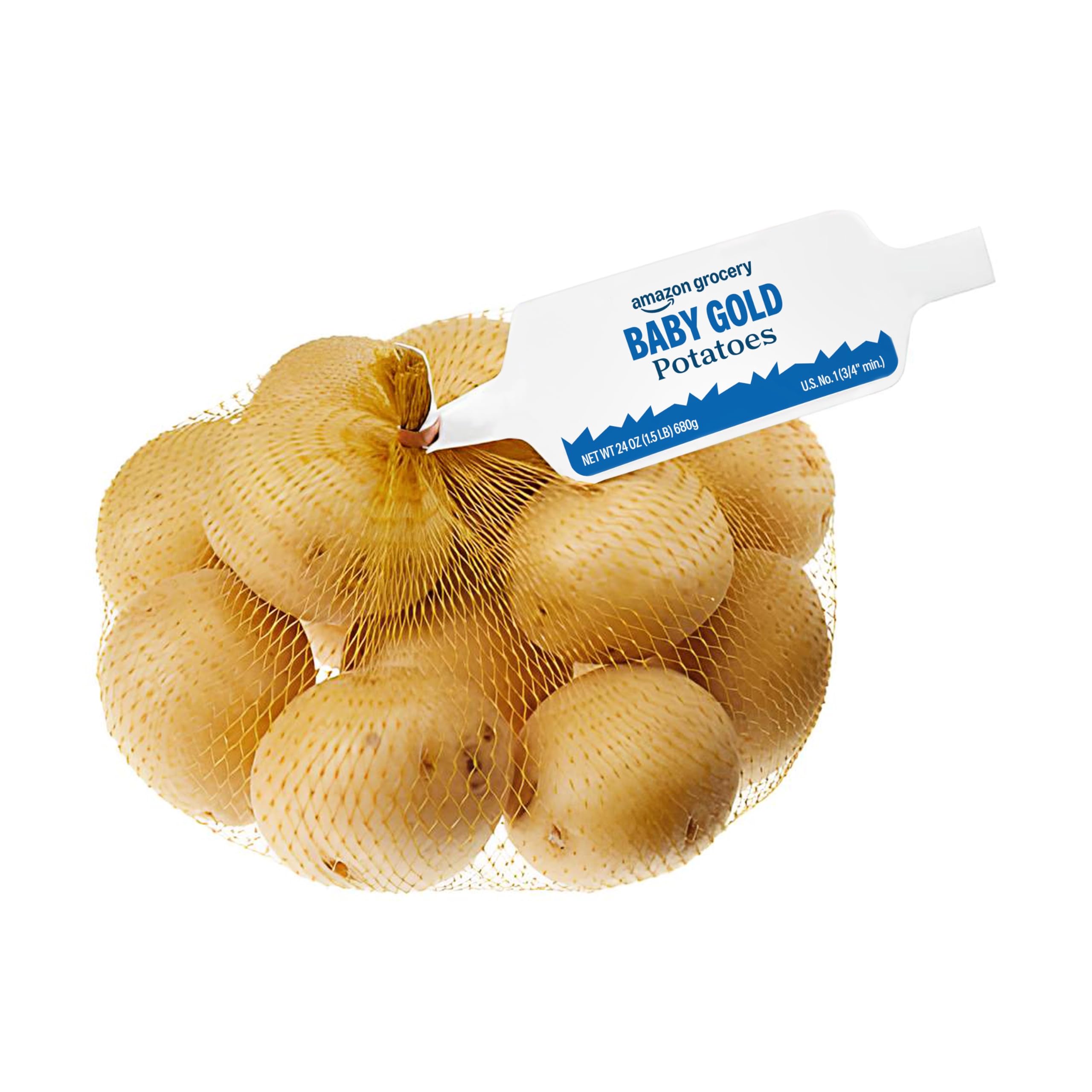 Organic Baby Gold Potatoes 1.5 Lb - Fresh, Non-GMO, Perfect for Roasting, Mashing & Salads - Amazon Grocery (Packaging May Vary) - Ideal for Family Dinners, Meal Prep & Healthy Cooking