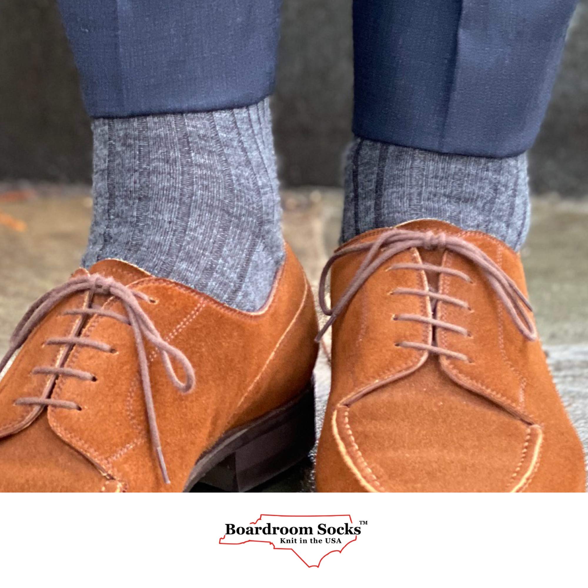 Premium Big and Tall Merino Wool Over-the-Calf Socks for Men - Soft, Breathable & Durable Ribbed Design - Ideal for Hiking, Work Boots & Winter Comfort