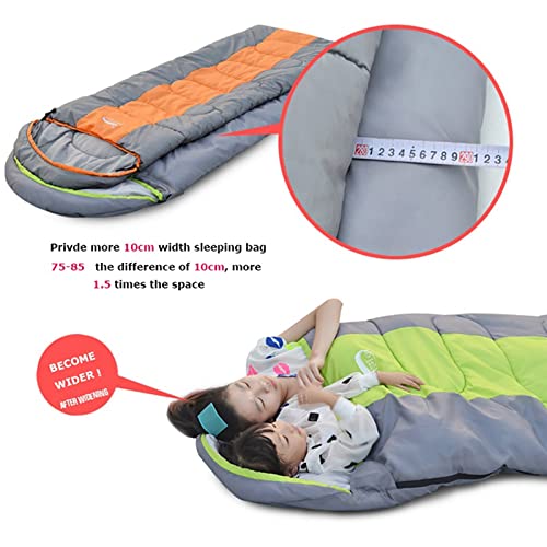 Lightweight Camping Sleeping Bag for Adults & Kids - Portable with Compression Carry Bag - Perfect for Hiking, Backpacking, Mountaineering & Outdoor Adventures
