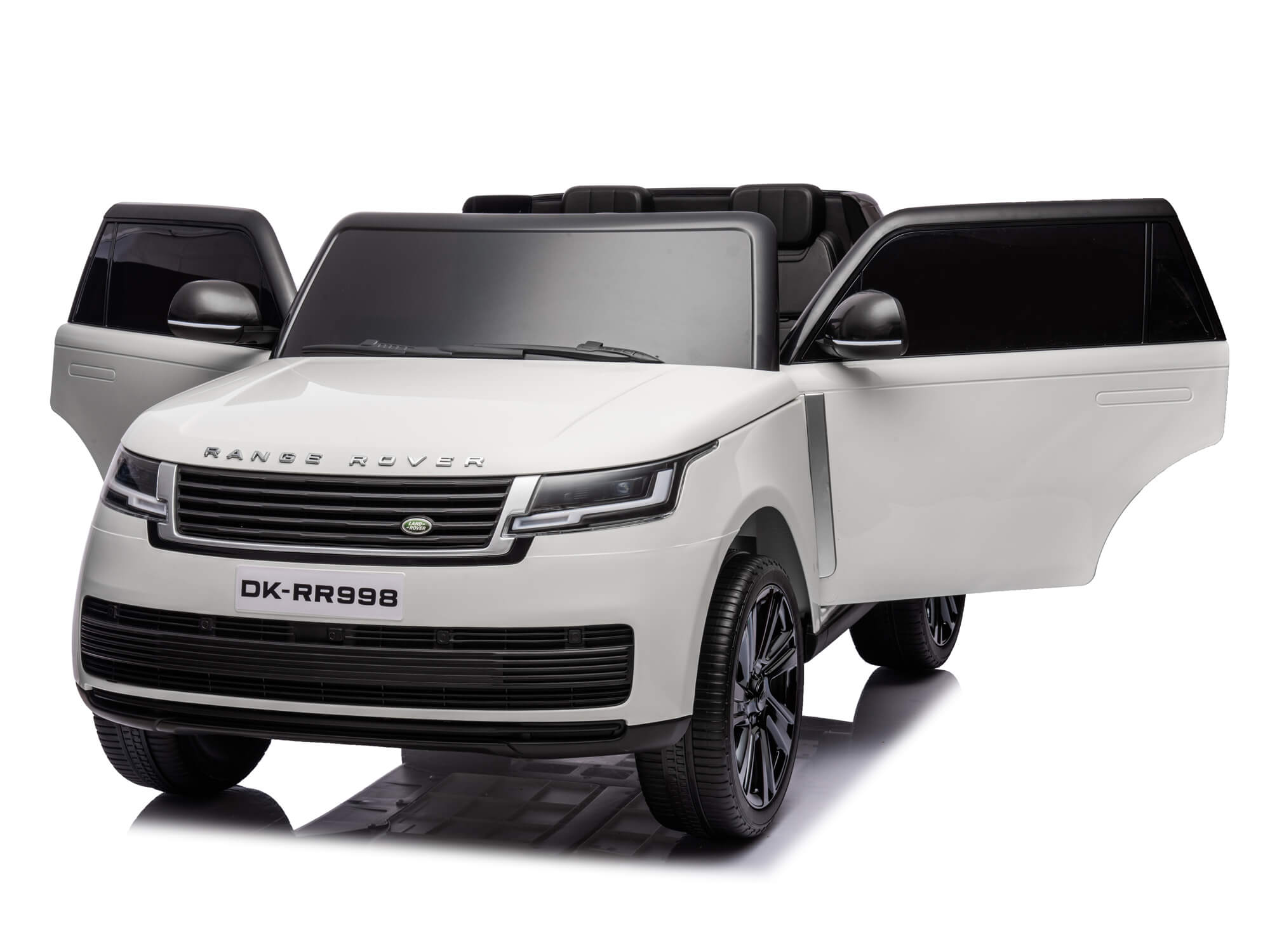 24V Land Rover Kids Electric Ride On SUV with Remote Control - White - Perfect for Outdoor Play, Birthday Gifts & Family Fun