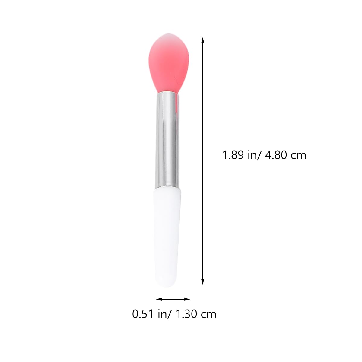 6Pcs Silicone Lip Brush Set - Lip & Eyeshadow Applicator for Lip Oil & Gloss - Perfect for Makeup Kits & Travel