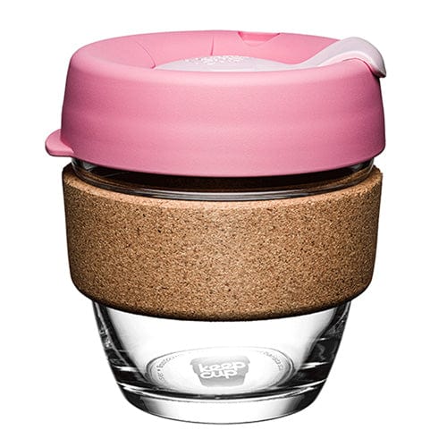 KeepCup Brew Cork 8oz Reusable Coffee Cup - Eco-Friendly Travel Mug for Hot & Cold Drinks - Perfect for Office, Commuting, and Outdoor Adventures