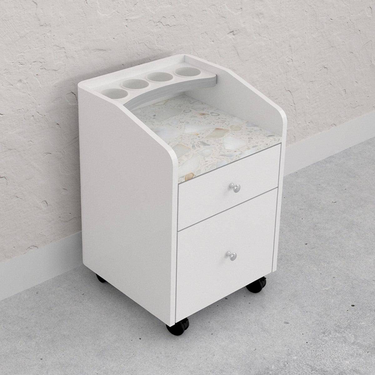 SONOMA Pedi Trolley - Professional Foot Care Cart for Salon & Spa | Portable Pedicure Station with Wheels | Perfect for Nail Technicians & Home Use