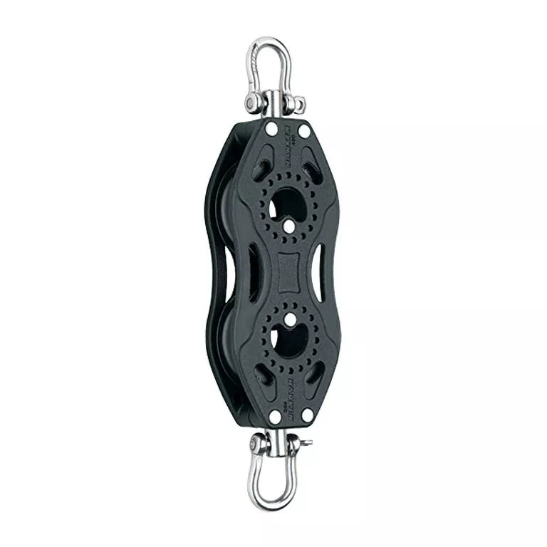 Harken® 40mm Carbon Double Ended Pulley SWV - Lightweight High-Performance Marine Block for Sailing, Racing & Rigging Applications