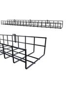 Under Desk Cable Organizer 14 Inch Wire Tray - 2 Pack | Cable Management Basket & Desk Raceway for Home Office, Gaming Setup & Workspace Organization