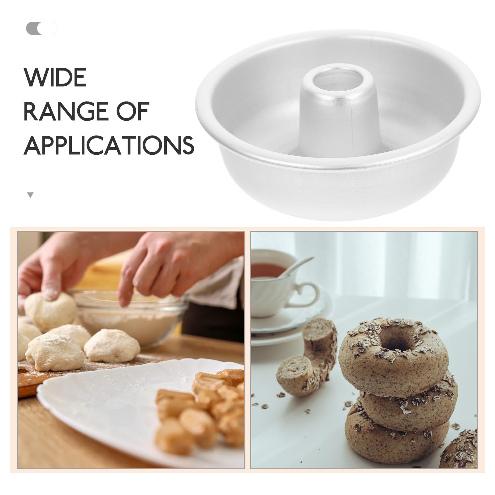Premium Aluminum Alloy Donut Baking Mold - DIY Cake Donut Maker for Home Bakeries - Heavy Duty Pressing Mold for Perfect Donuts - Ideal for Birthday Parties, Holiday Baking & Professional Dessert Shops