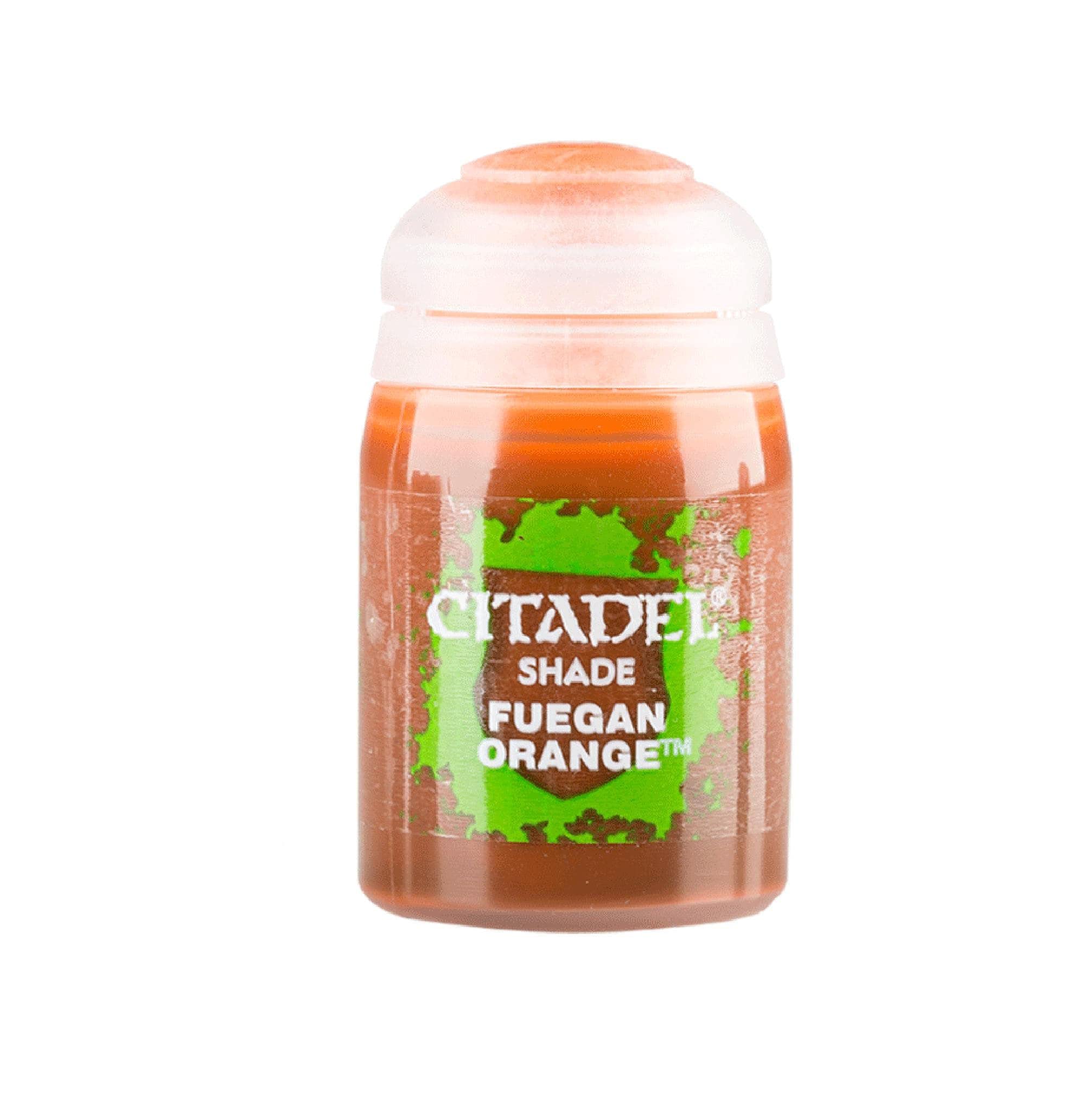 Games Workshop Citadel Shade Fuegan Orange - Miniature Painting Wash for Warhammer & Tabletop Gaming - Perfect for Shading Armor, Flames & Fantasy Miniatures