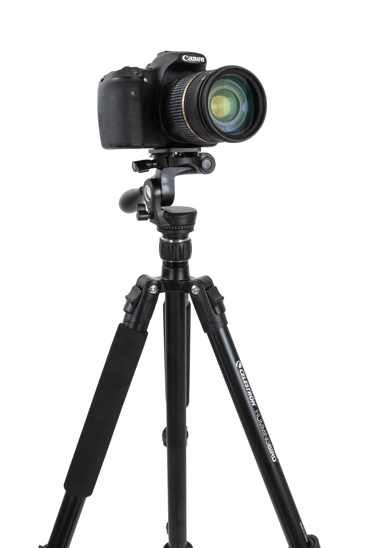 HUMMINGBIRD Fast Action Pan Tilt Head Tripod - Professional 360° Fluid Motion Camera Tripod for DSLR, Video & Photography - Perfect for Vlogging, Live Streaming & Outdoor Shooting