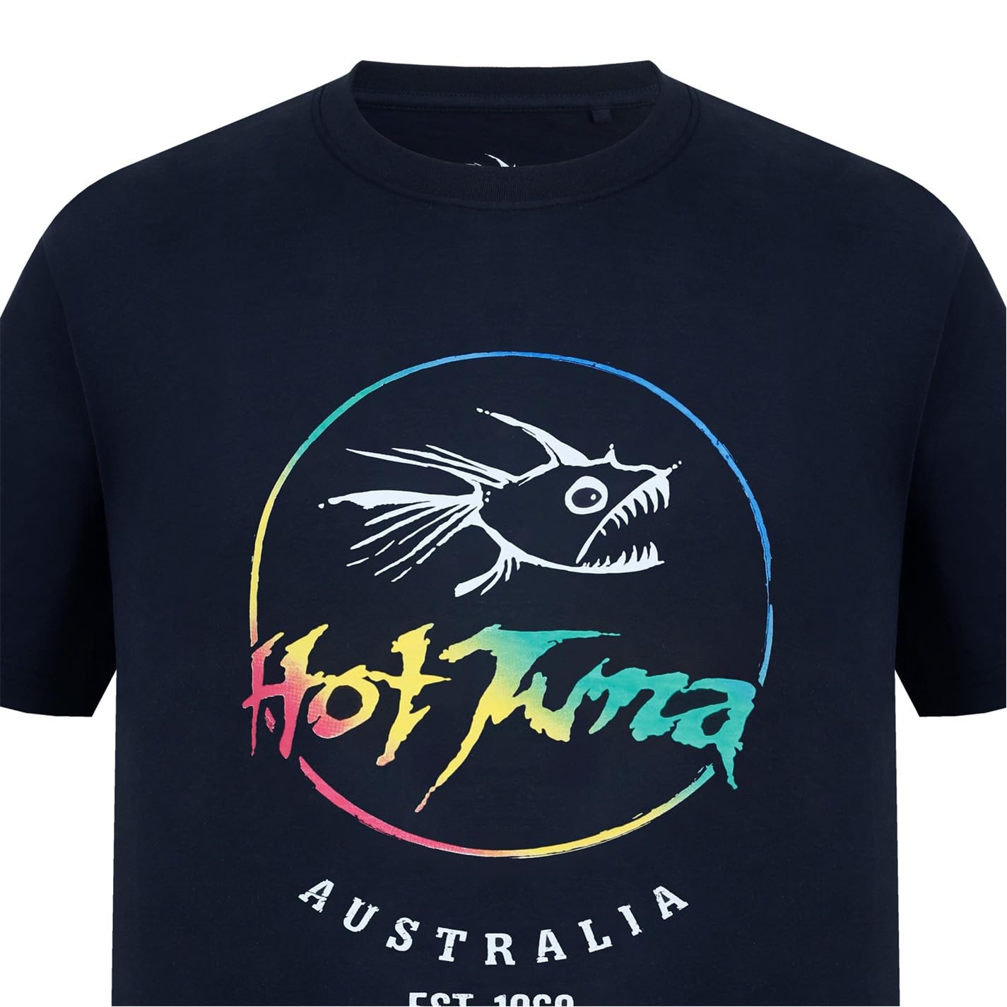 Hot Tuna Men's Crew Neck T-Shirt - Soft Cotton Casual Tee for Everyday Wear | Perfect for Streetwear, Gym & Weekend Outfits