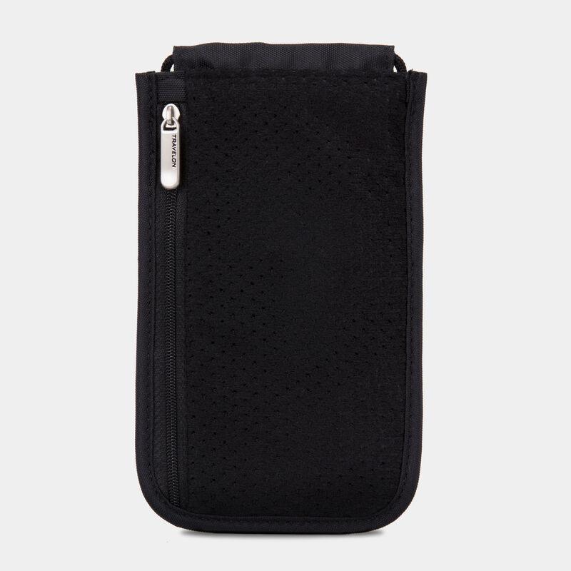 Travelon RFID Blocking Classic Deluxe Boarding Pouch - Secure Passport & Credit Card Holder for Travel, Business & Daily Commute