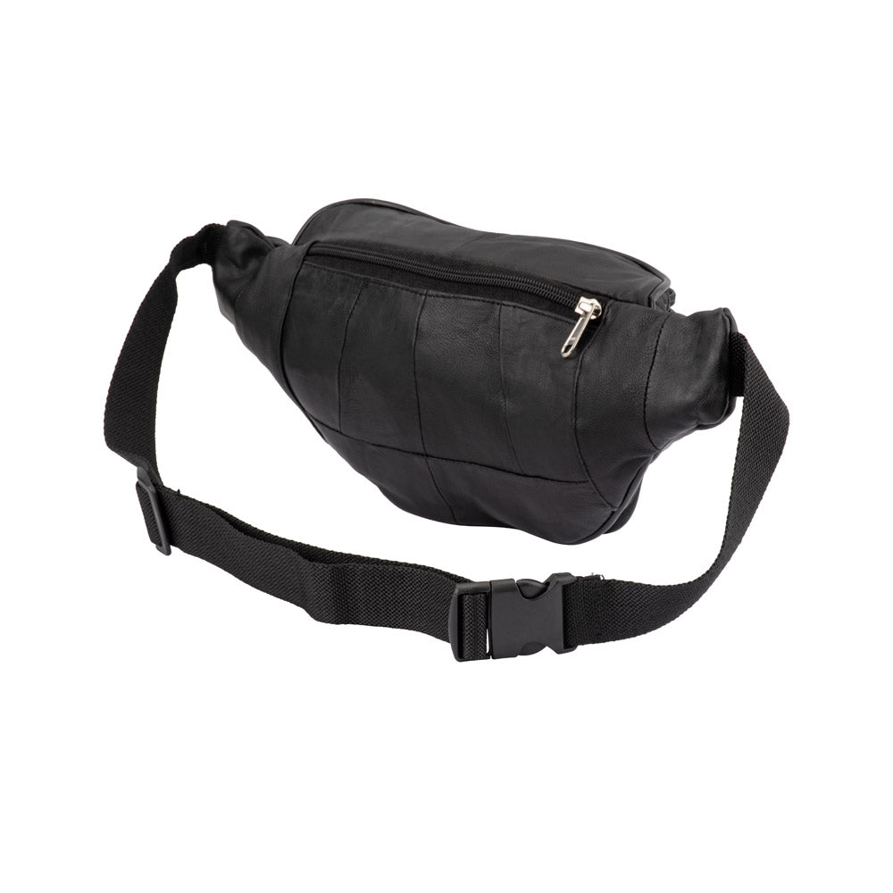 Premium BB 005 Black Waist Bag - Adjustable Belt Bum Bag for Men & Women - Perfect for Travel, Running, Hiking & Outdoor Activities