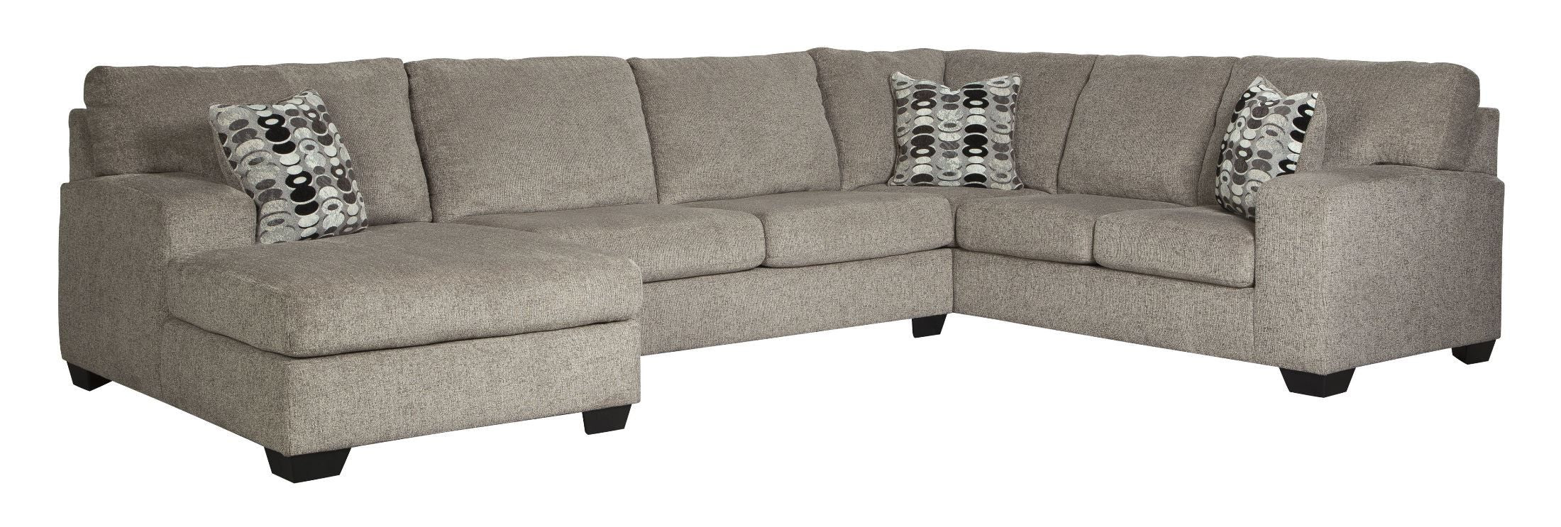 Modern L-Shaped Sectional Sofa with Reversible Chaise - Comfortable Fabric Couch for Living Room, Family Room, or Apartment - Perfect for Lounging, Entertaining, and Relaxing