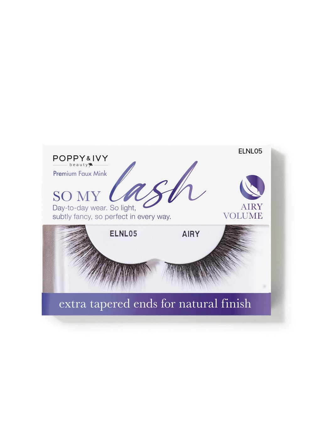 Absolute New York Poppy & Ivy Signature False Lashes - Natural & Dramatic Look for Parties, Weddings & Special Events