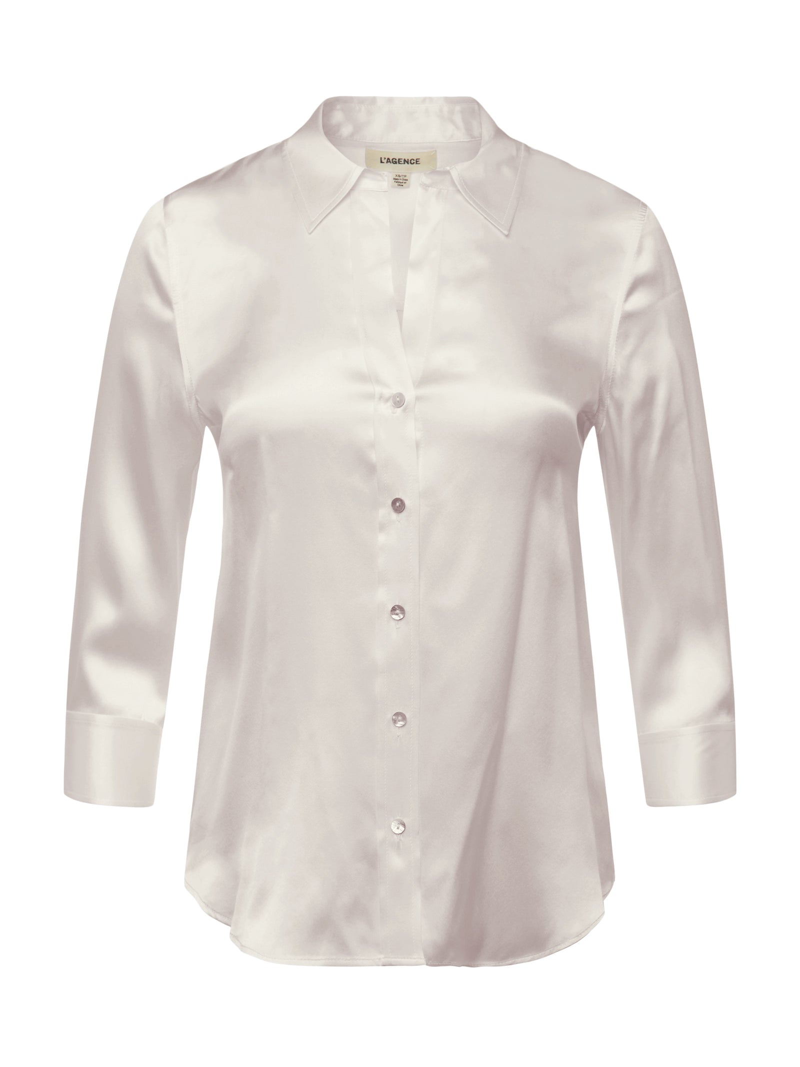L'Agence Women's Dani Blouse - Elegant Flowy Top for Work, Date Night & Casual Outfits | Chic & Comfortable Fashion Staple