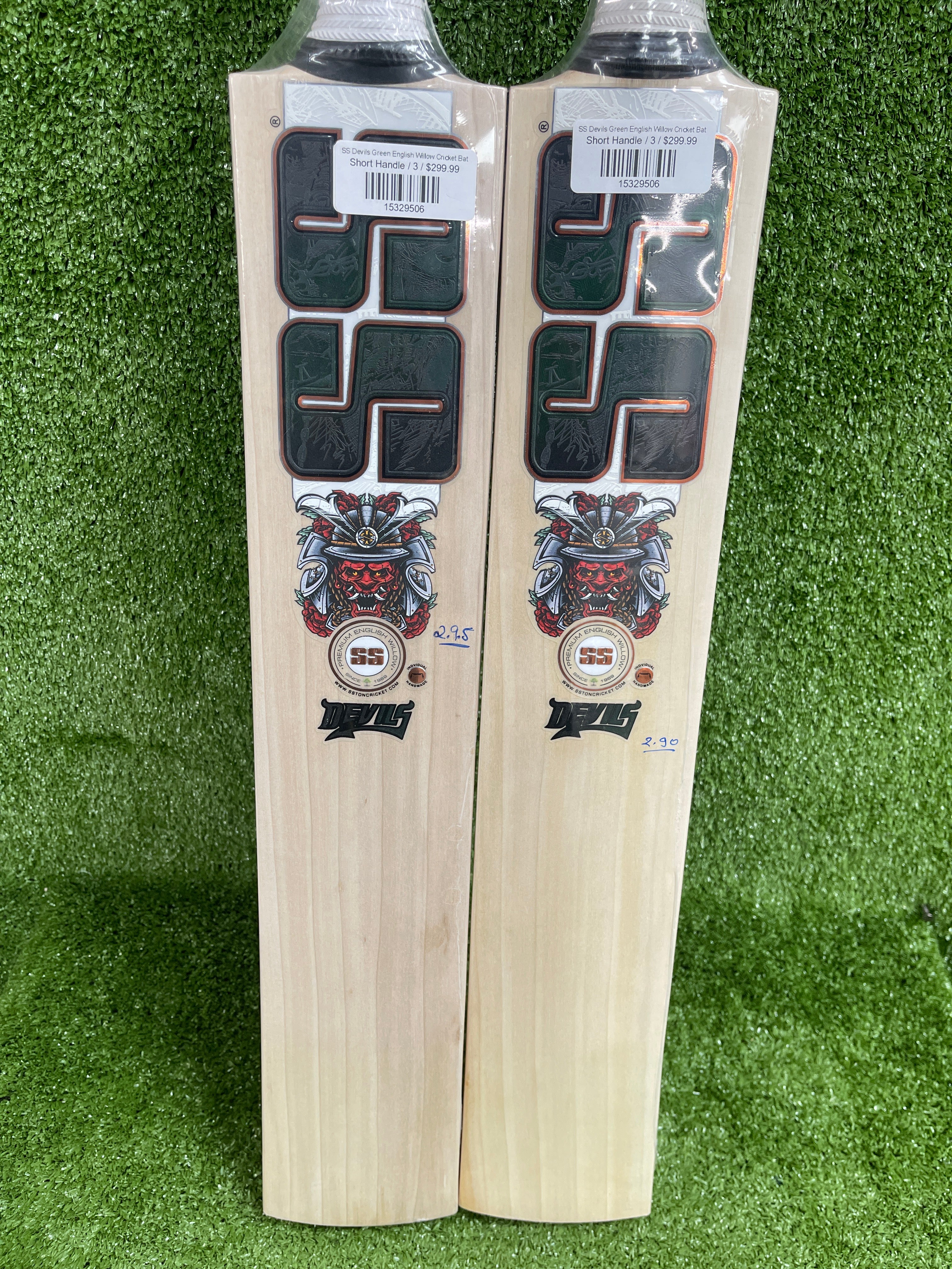 Premium SS Devils Green English Willow Cricket Bat - Professional Grade for Matches & Training | Perfect for Outdoor & Indoor Cricket Practice
