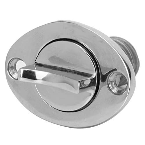 316 Stainless Steel 1 Inch Oval Boat Drain Plug - Rust Resistant Marine Drain Plug for Yacht, Kayak, Canoe, Dinghy & Raft | Perfect for Saltwater & Freshwater Boating