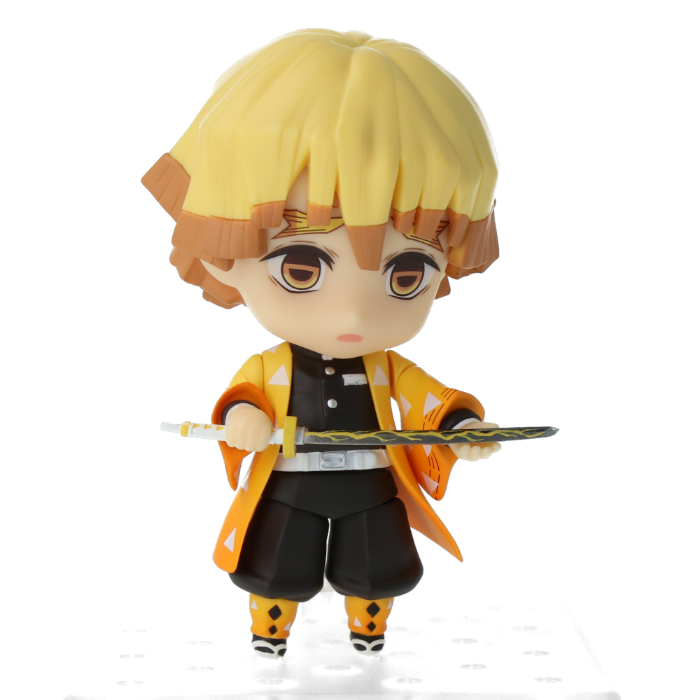 Nendoroid Zenitsu Agatsuma Demon Slayer Action Figure - Anime Collectible Toy from Kimetsu no Yaiba Series - Perfect for Display, Cosplay, and Anime Fans Gifts