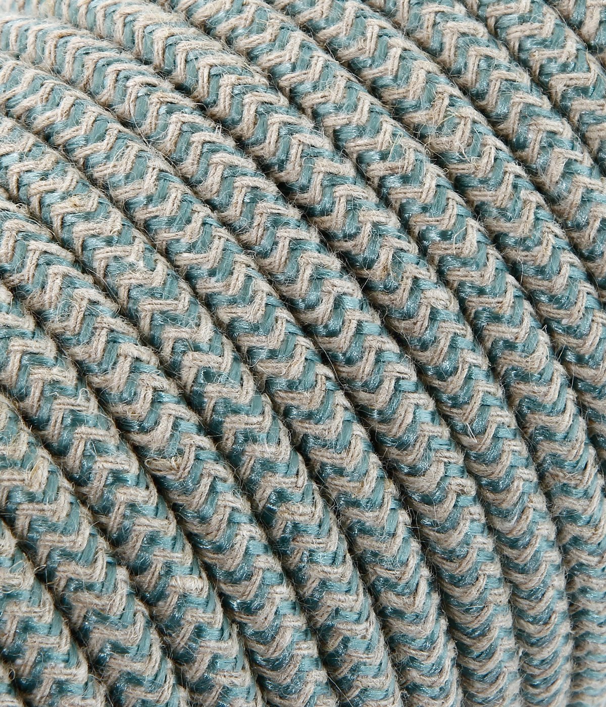 Merlotti 20.383 Round Coated Electrical Cable, Sand/Sage, 3 Meters - Perfect for Home Theater Wiring, Speaker Systems & DIY Electrical Projects