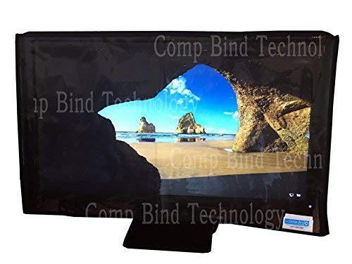 Comp Bind Technology 24'' LCD Monitor Marine Black Cover - Anti Static, Waterproof, 23.25''W x 2.25''D x 15''H - Ideal for Marine, Outdoor, and Industrial Use