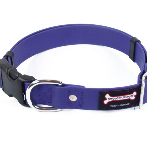 Smoochy Poochy Quick Release Dog Collar with Polyvinyl Clip - Adjustable & Durable Pet Collars for Small Medium Large Dogs - Perfect for Walking, Training & Outdoor Adventures (Multiple Colors)