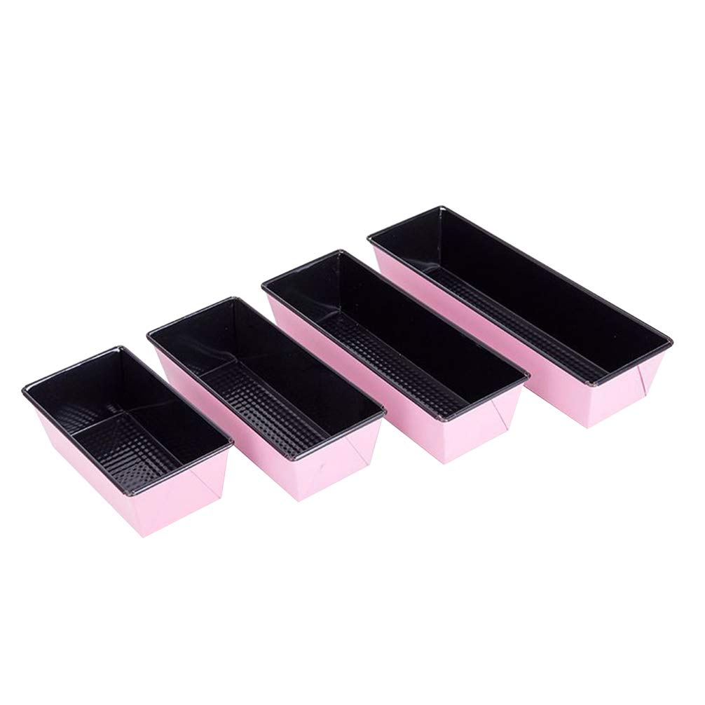 Yarnow 4-Piece Non-Stick Rectangular Bread Loaf Pans - Premium Steel Toast Mold Baking Trays for Homemade Bread, Cakes & Desserts | Perfect for Home Kitchens & Restaurants | Ideal for Baking, Meal Prep & Holiday Cooking