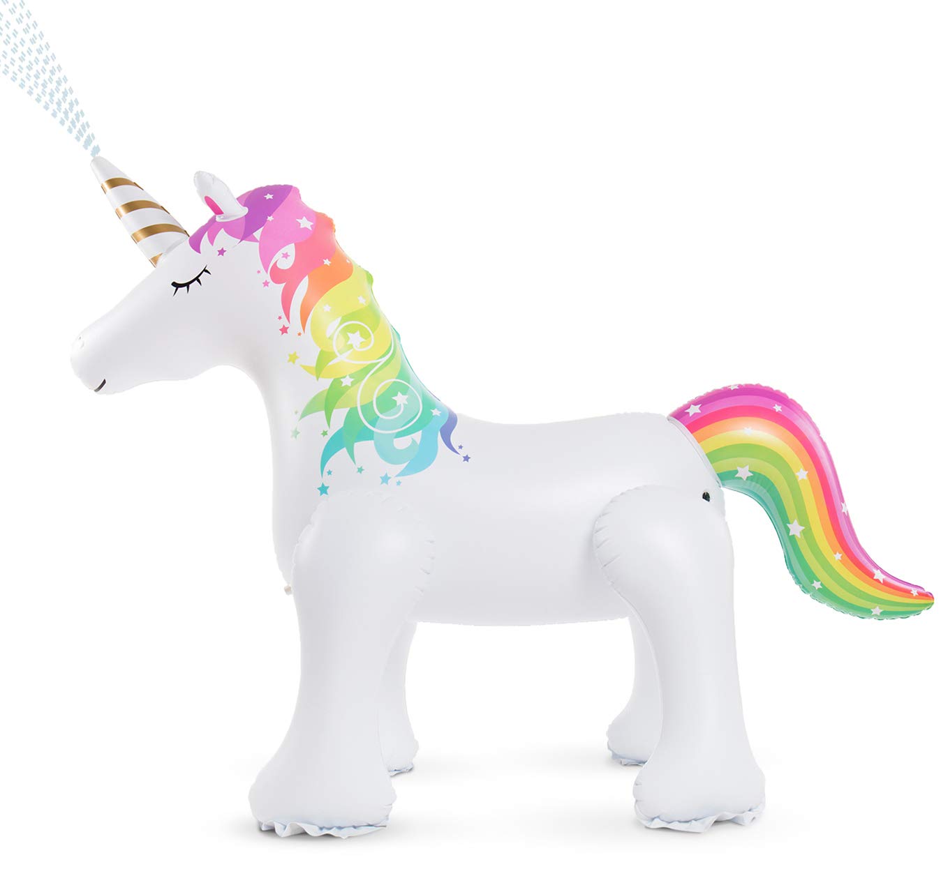 Jasonwell Giant Inflatable Unicorn Sprinkler - Outdoor Water Play Toy for Kids, Large Backyard Sprinkler for Summer Fun | Perfect for Pool Parties, Garden Play & Summer Cooling