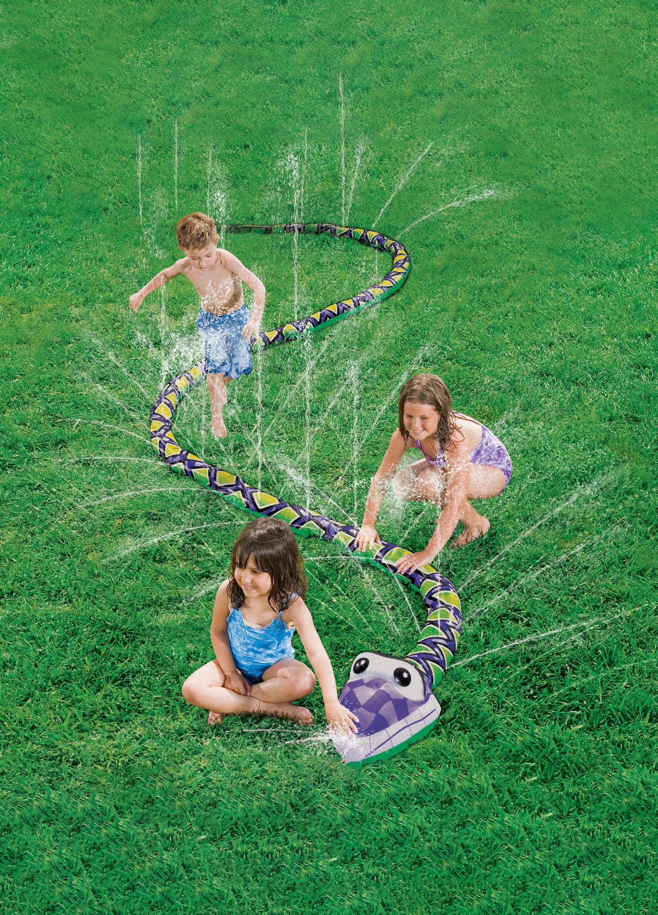Go Play! Water Wiggles Snake - Fun Water Toy for Kids, Outdoor Summer Pool & Beach Activities, Splash & Play Toy for Toddlers & Children (Ages 3+)