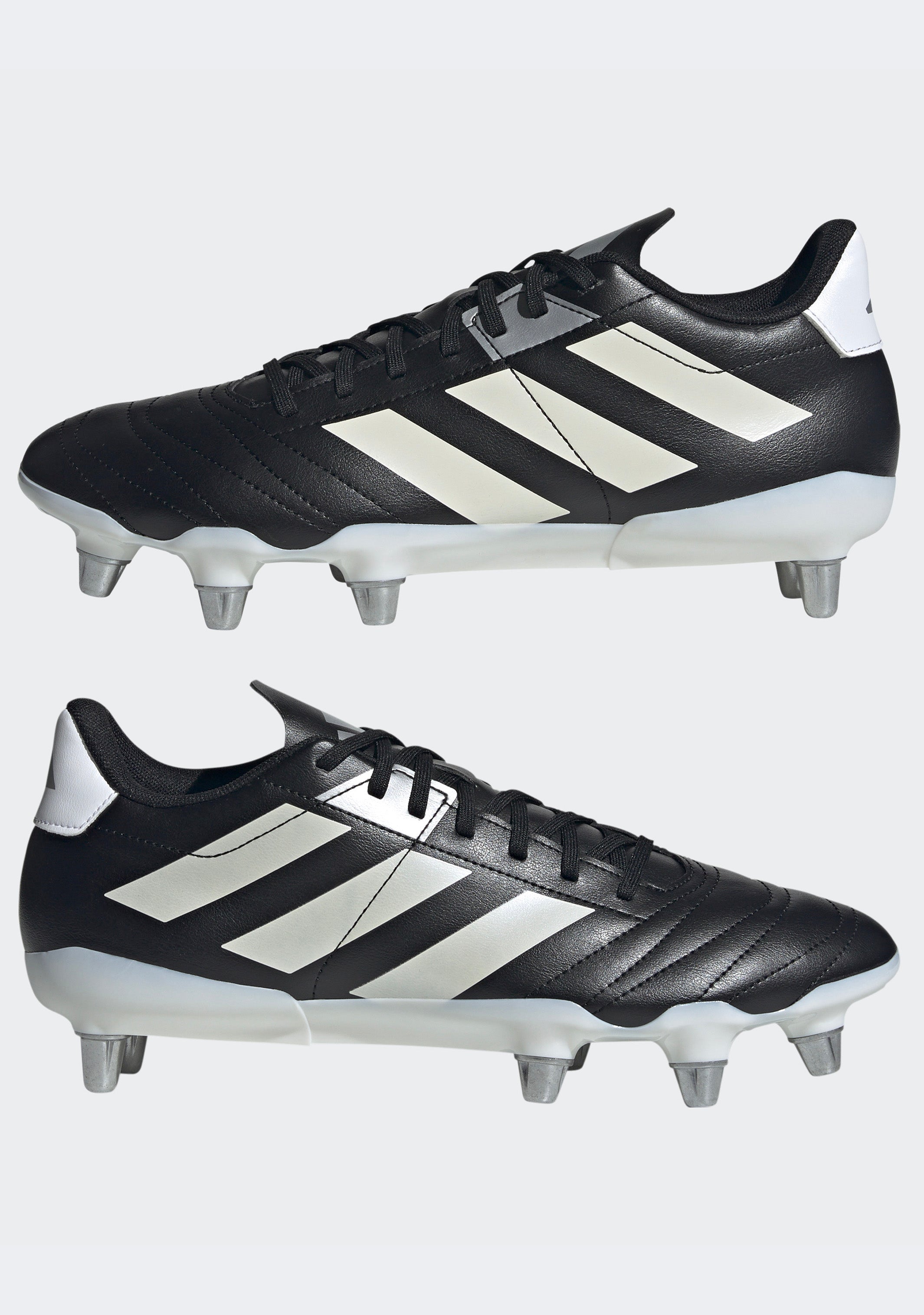 Adidas Men's Kakari SG Rugby Cleats - Soft Ground Football Boots for Rugby & Soccer | Perfect for Wet & Muddy Fields, Training & Matches