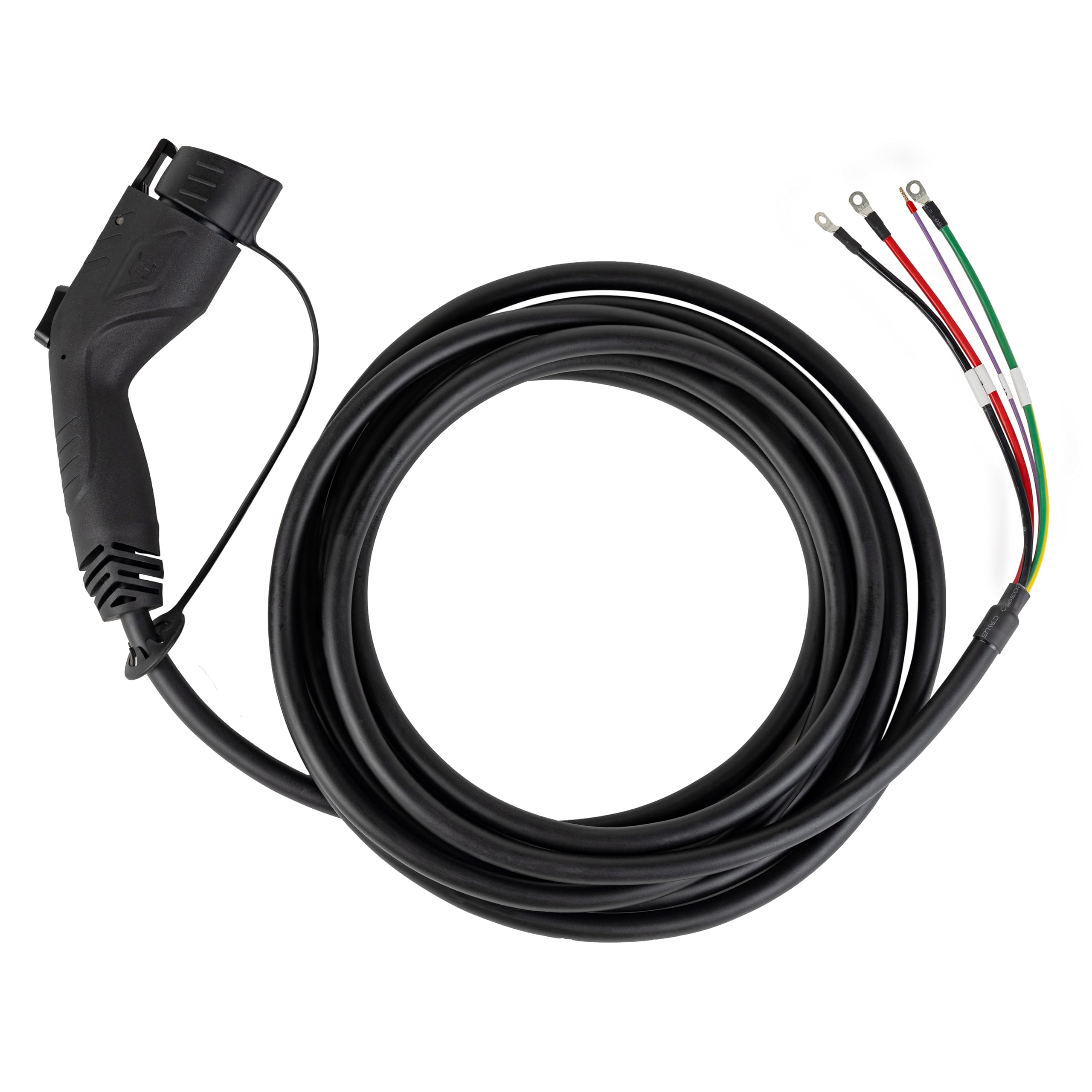 32 Amp 240V Level 2 EV Charger Replacement Cord - SAE J1772 Compatible with All Electric Vehicles, 20ft Charging Cable for Home & Public Charging Stations