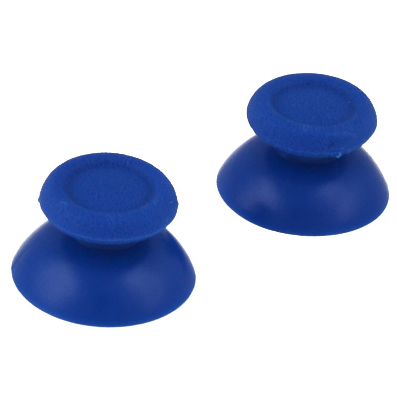 eXtremeRate Solid Blue Analog Thumbsticks & Buttons Replacement Kit for PS4 Controller - P4J0105 | Perfect for Gaming, Repair & Customization