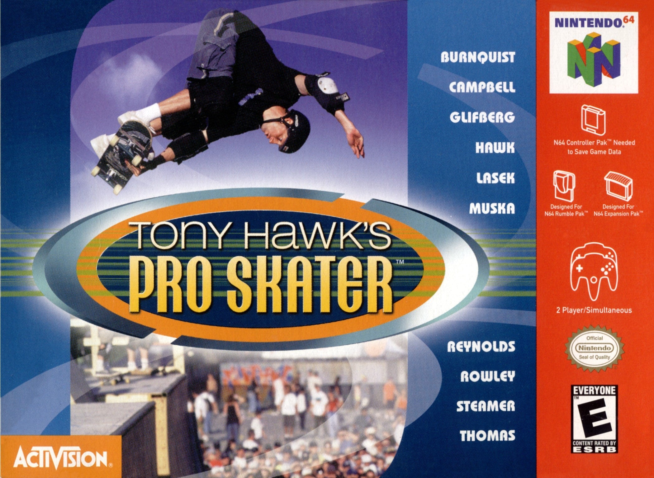 Tony Hawk's Pro Skater - Authentic Skateboard Deck for Street & Vert Skating - Perfect for Beginners & Pro Skaters - Outdoor & Skatepark Use