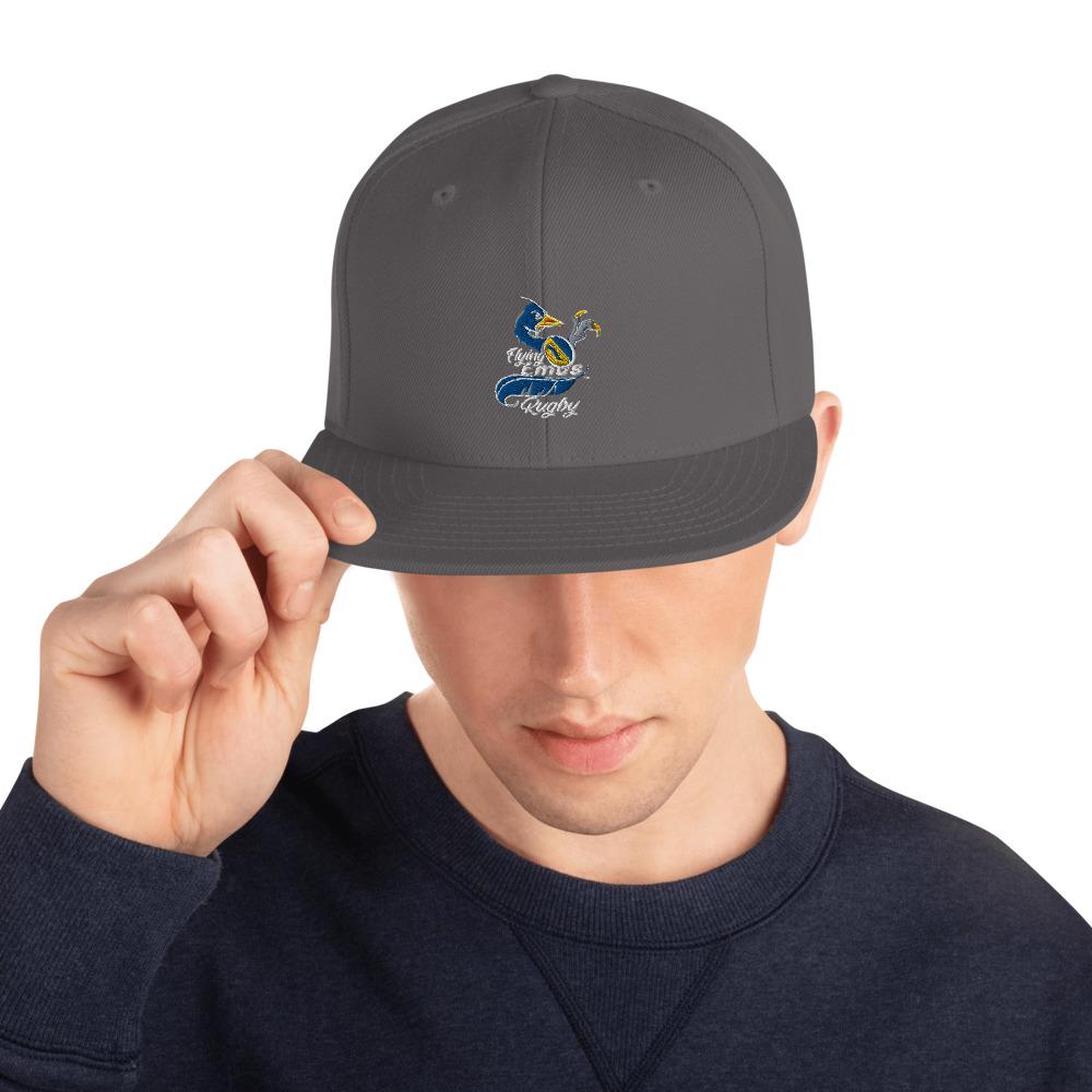 Flying Emus Snapback Hat - Adjustable Baseball Cap for Men & Women - Trendy Casual Streetwear - Perfect for Outdoor Sports, Concerts, and Everyday Fashion