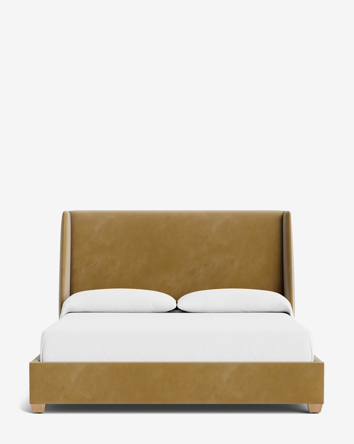 Walt Bed Tall Headboard - Queen Size Upholstered Bed Frame with Adjustable Height - Perfect for Modern Bedroom Decor & Small Spaces
