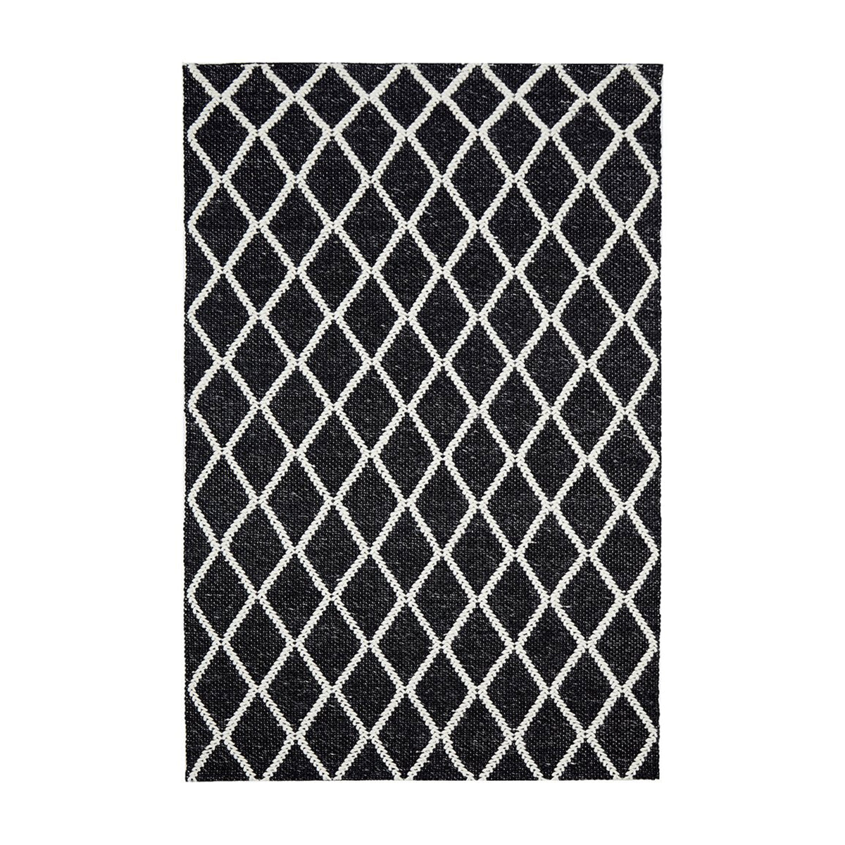 Premium Huxley Black Area Rug - Soft & Durable for Living Room, Bedroom, or Office Decor - Easy to Clean & Stain Resistant