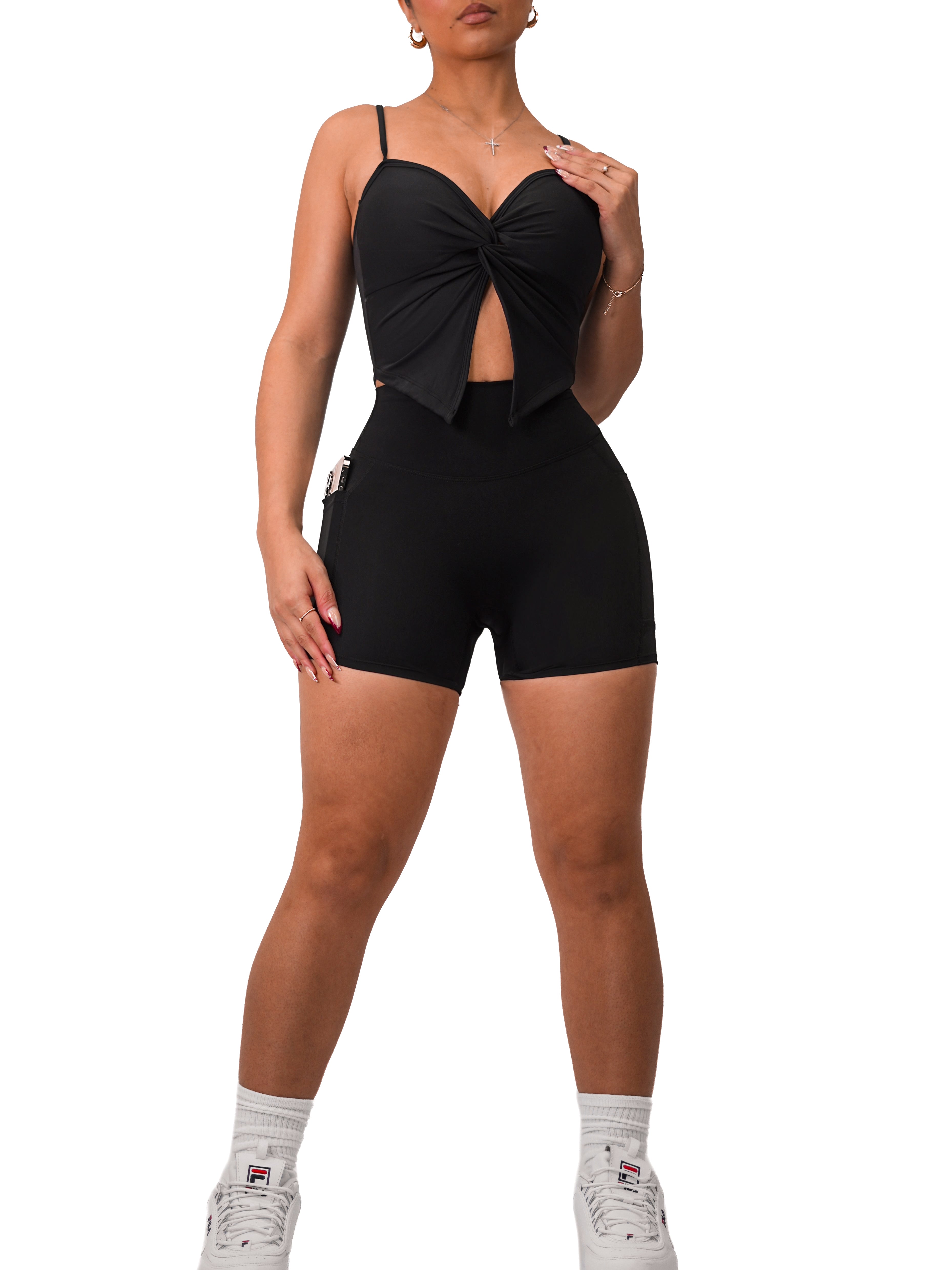 Premier Buttersoft Pocket Shorts for Men - Ultra Soft & Comfortable Black Casual Shorts - Perfect for Gym, Running, Travel & Lounge Wear