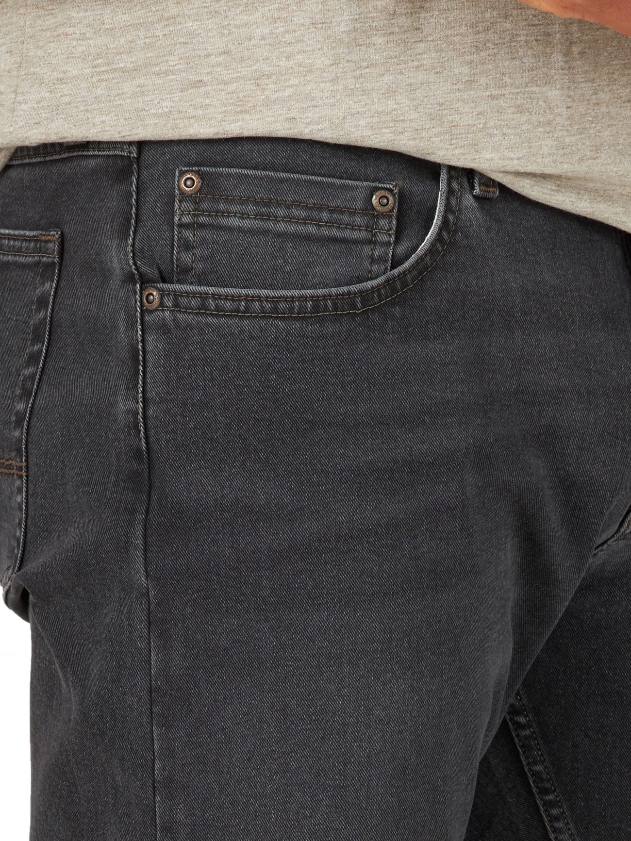 Wrangler Authentics Men's Athletic Fit Stretch Jean - Comfortable & Durable Denim Pants for Work, Casual Wear & Outdoor Activities