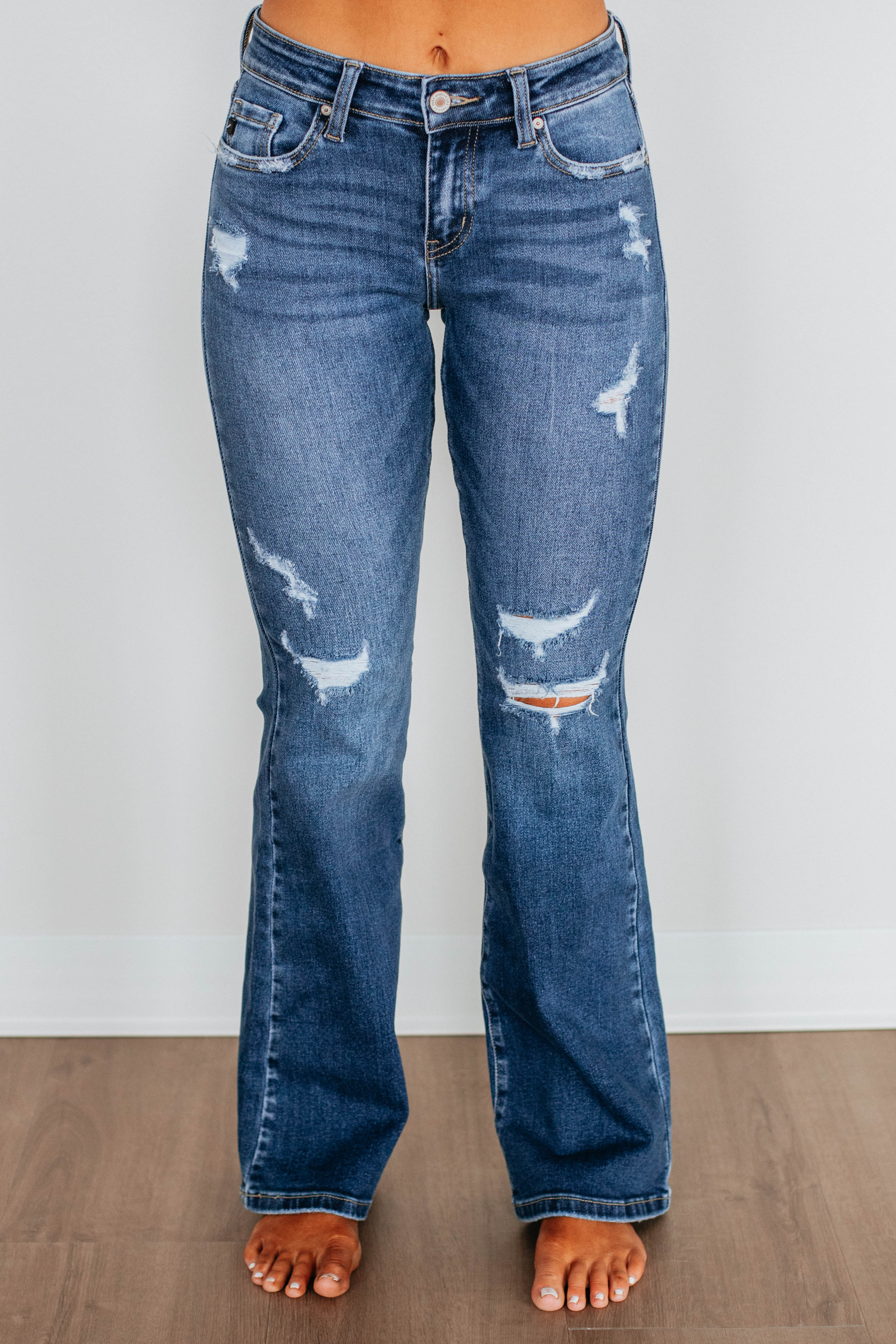 Sienna KanCan High Waist Skinny Jeans for Women - Dark Wash Denim Pants | Comfortable & Stylish for Casual Wear, Office, and Night Out