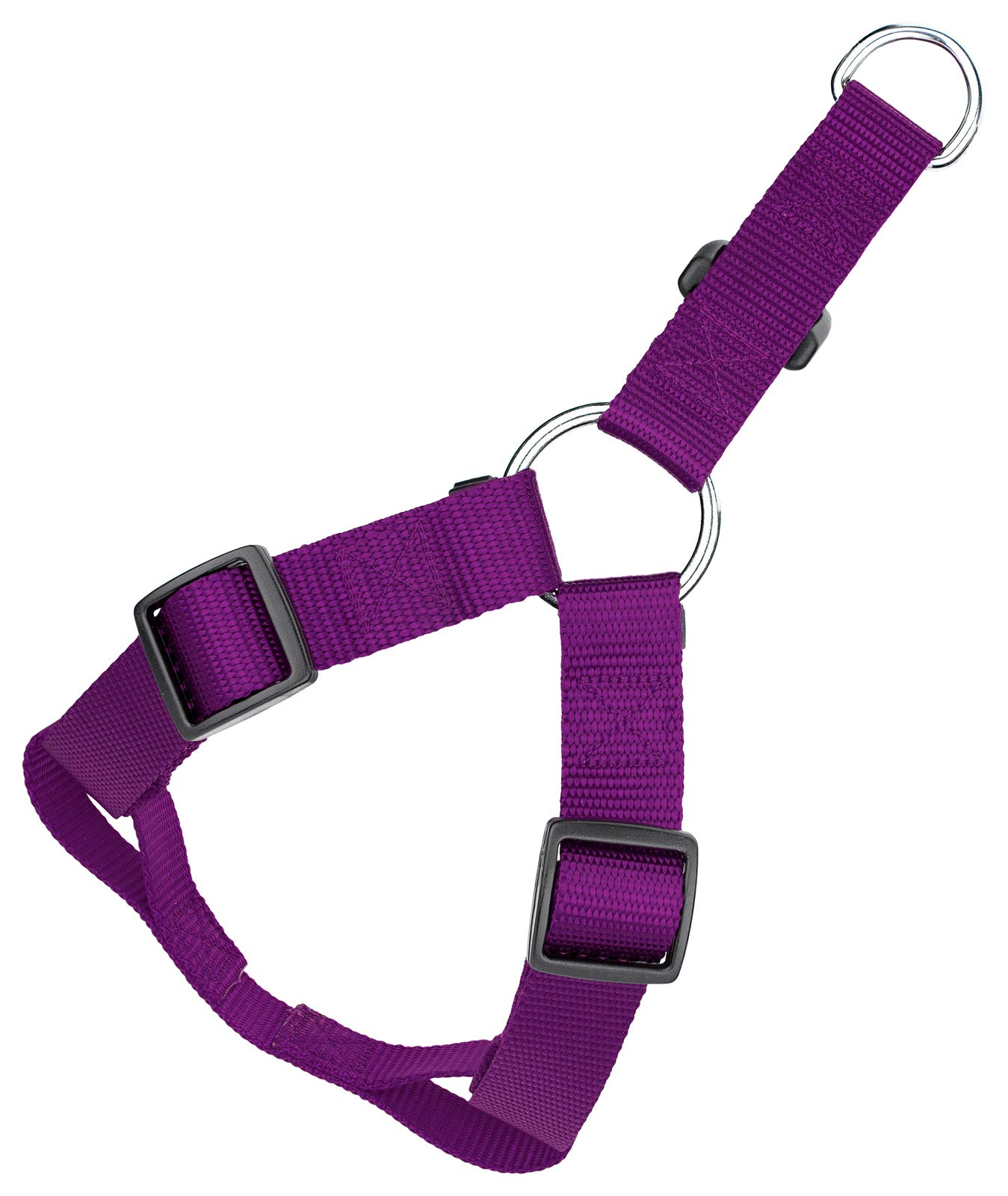 Country Brook Petz Adjustable Nylon Step-in Dog Harness - 20+ Vibrant Colors, Medium (3/4
