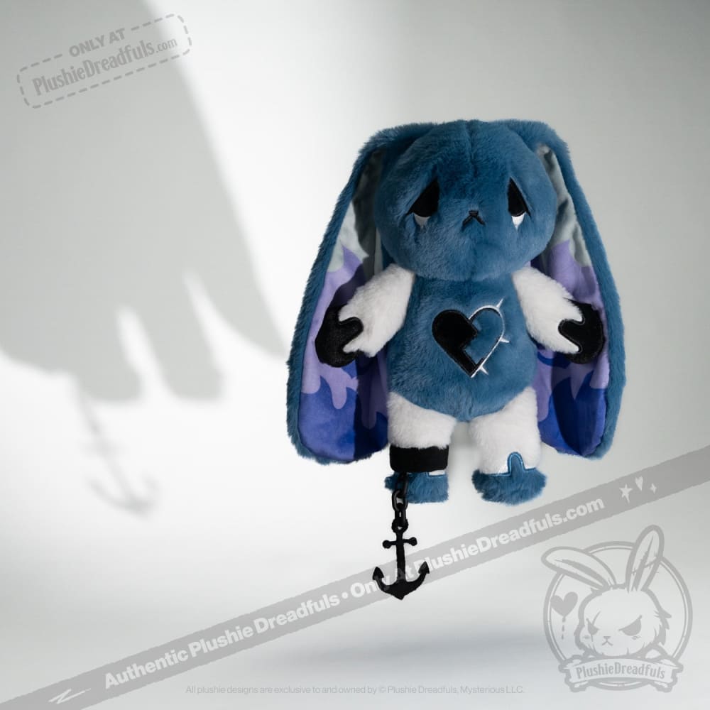Plushie Dreadfuls Grief Rabbit - Soft Stuffed Animal Toy for Comfort & Emotional Support | Perfect for Grieving, Therapy, and Mental Health Awareness