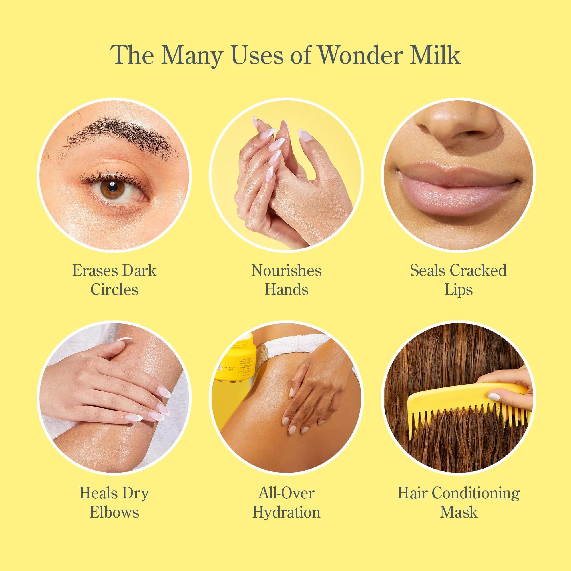 Beekman 1802 Wonder Milk Buttery Botanical Jelly - Fragrance Free Multipurpose Body, Face & Hair Ointment with Coconut Oil & Shea Butter | Petroleum Free, Cruelty Free Skincare | Perfect for Dry Skin, Cuticle Care & Overnight Hydration