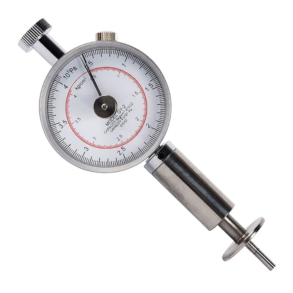 GY-1/GY-2/GY-3 Digital Fruit Hardness Tester Penetrometer - Portable Fruit Firmness Meter for Measuring Apple, Pear, Peach Maturity - Perfect for Farmers, Fruit Growers & Quality Control in Orchards