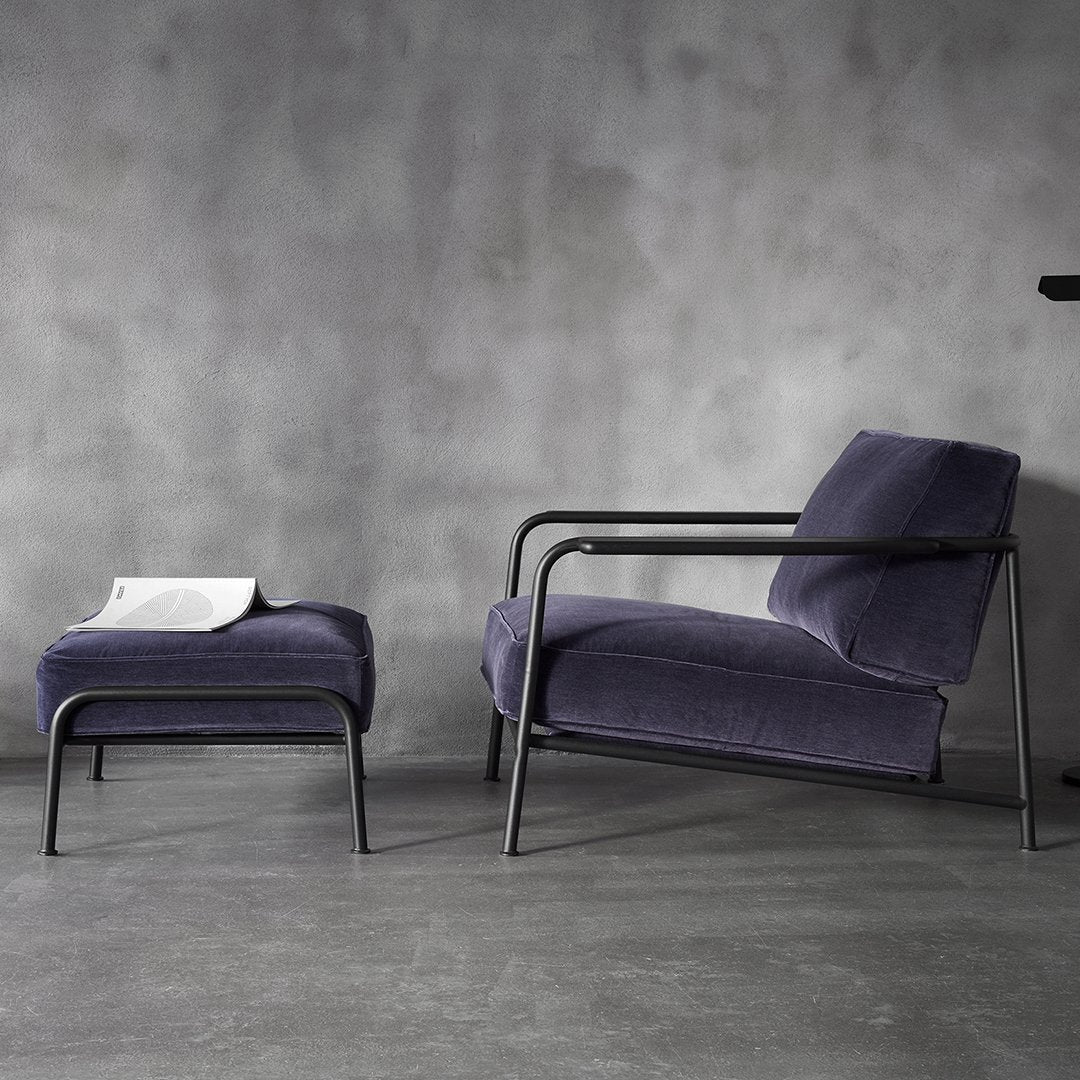Modern Aero Lounge Chair - Lightweight & Ergonomic Design for Indoor/Outdoor Relaxation - Perfect for Living Room, Patio, or Office