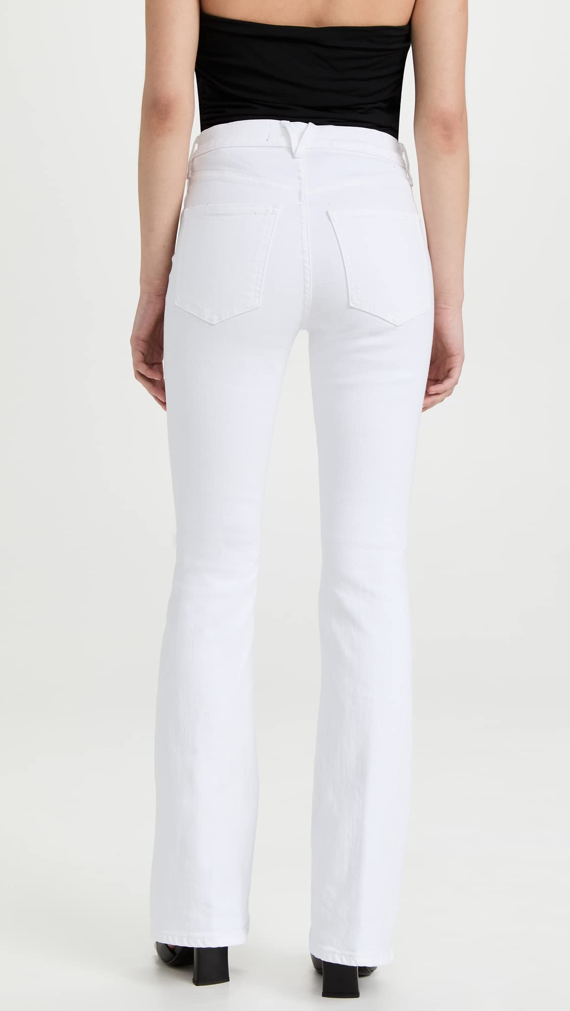 Women's High Waisted Beverly Skinny Flare Jeans - Stretch Denim Pants for Casual Wear & Night Out | Trendy Vintage Style for Everyday Fashion