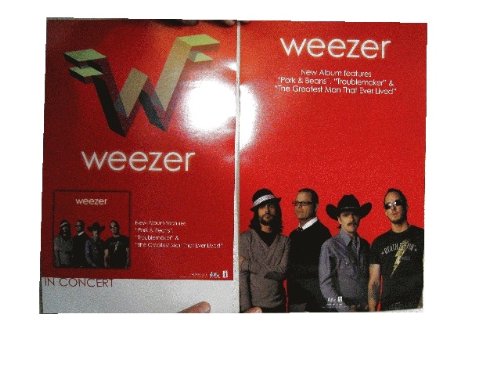 Weezer The Red Album Double-Sided Poster - Vintage Band Wall Art for Bedroom, Living Room & Music Studio Decor