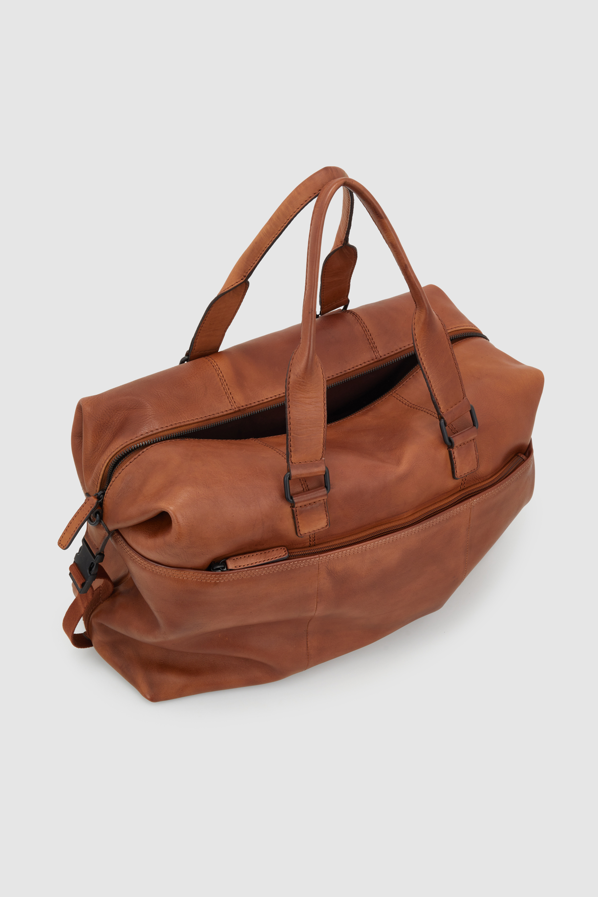 Lucas Genuine Leather Weekender Bag - Stylish & Durable Carry-On for Men & Women | Perfect for Travel, Gym, Work & Weekend Getaways