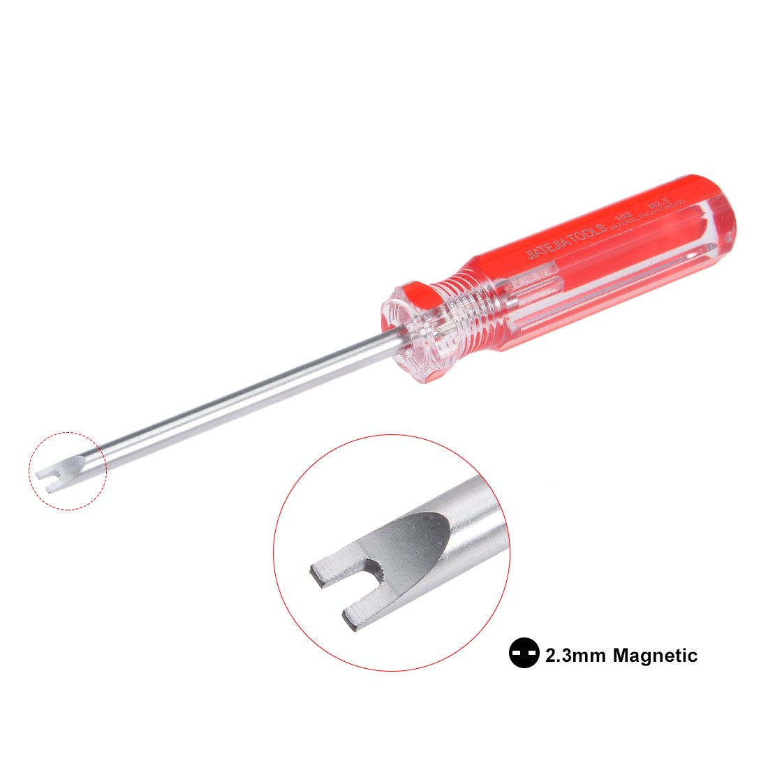 uxcell Magnetic 2.3mm Steel Spanner Screwdriver with 3 Inch Shaft - Precision Tool for Electronics, Watch & Jewelry Repair - Ideal for DIY, Home & Professional Use