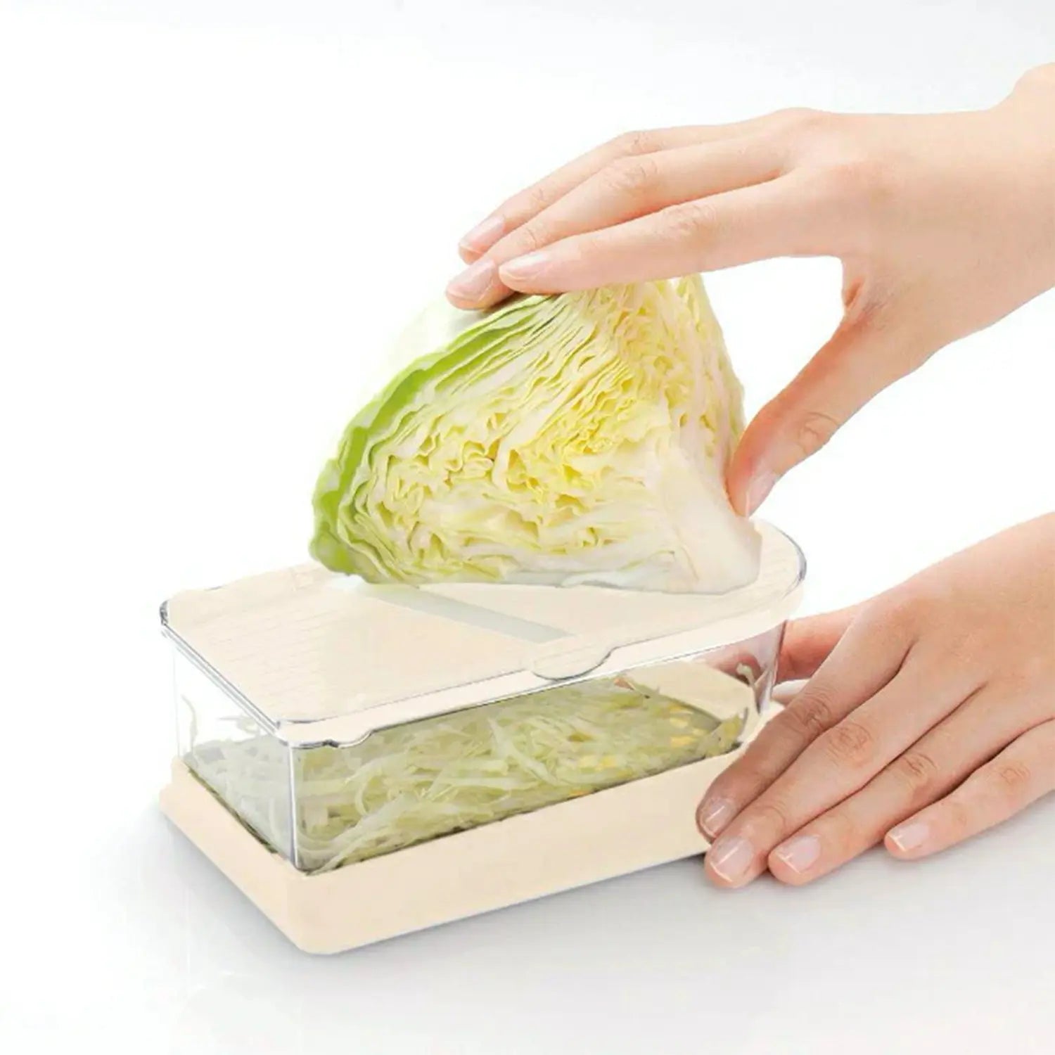 Kyocera ABS Resin Mandoline Slicer Set - 3-Piece Multi-Function Vegetable Cutter for Kitchen | Perfect for Salad Prep, French Fries & Garnishing