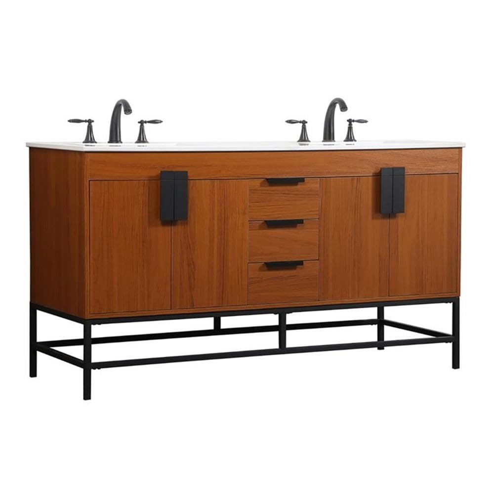 18 Inch White Modern Bathroom Vanity Cabinet - Elegant Under Sink Storage Organizer for Bathroom Fixtures | Perfect for Small Space Bathroom Decor & Organization