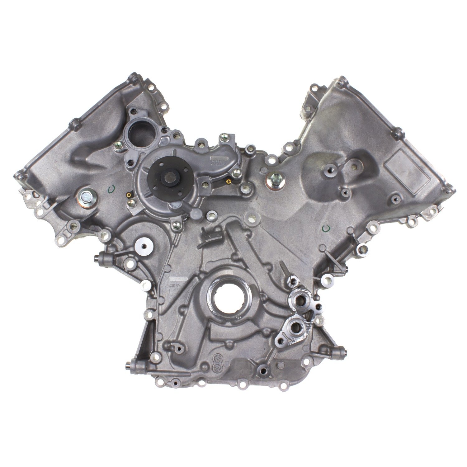 AISIN TCT-802 OEM Timing Chain Cover Assembly with Water Pump & Oil Pump - Fits Lexus GX460, Toyota Sequoia & Tundra - Perfect for Engine Repair & Maintenance
