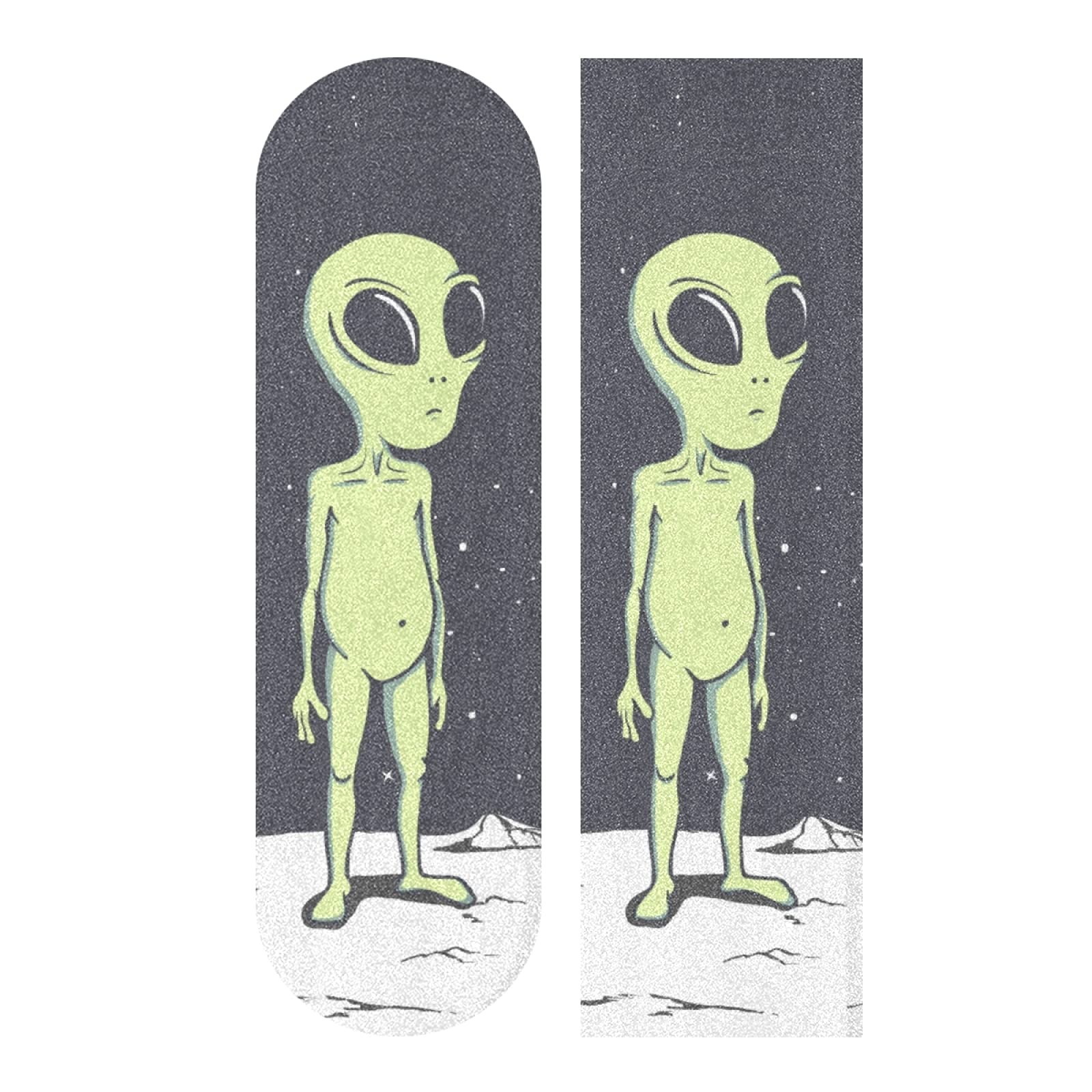 Krafig Alien Astronaut Moon Skateboard Grip Tape - 9